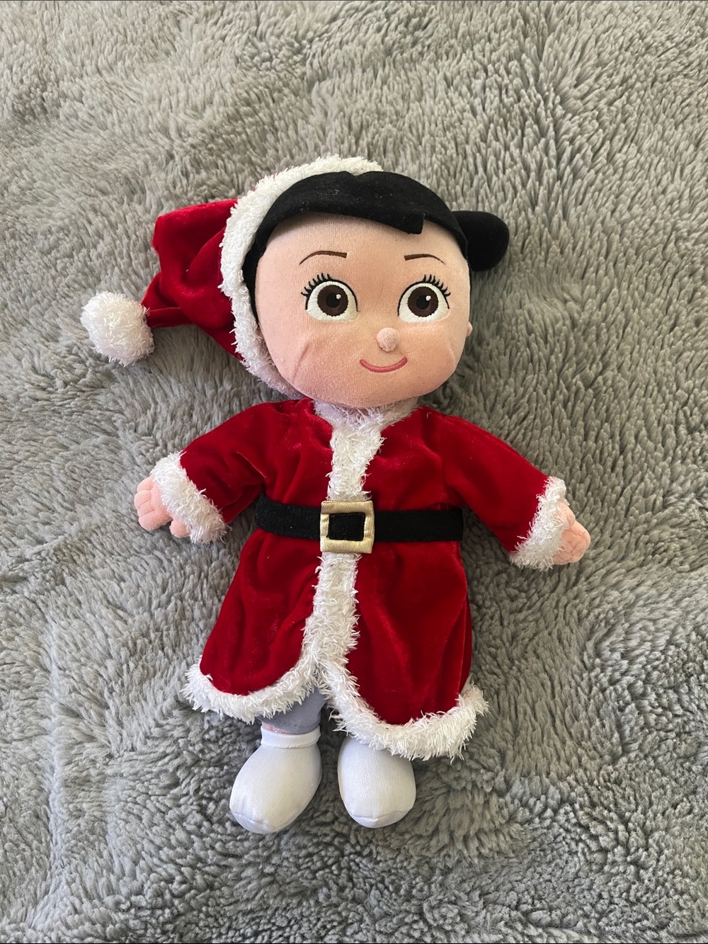 Monsters Inc. Holiday Plush Doll Santa’s Helper Boo Stuffed Toy